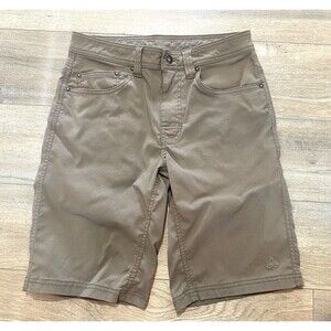 Prana Brion Mens 30X11 Brown Stretch Chino Outdoor Hiking Shorts
